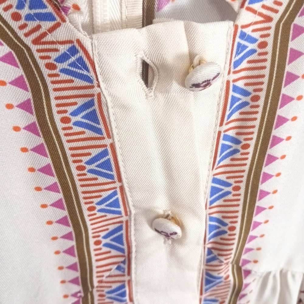 Johnny Was Jade Loren Mini Dress Womens M Willah Floral Bird Puff Sleeve NWT - Picture 10 of 15